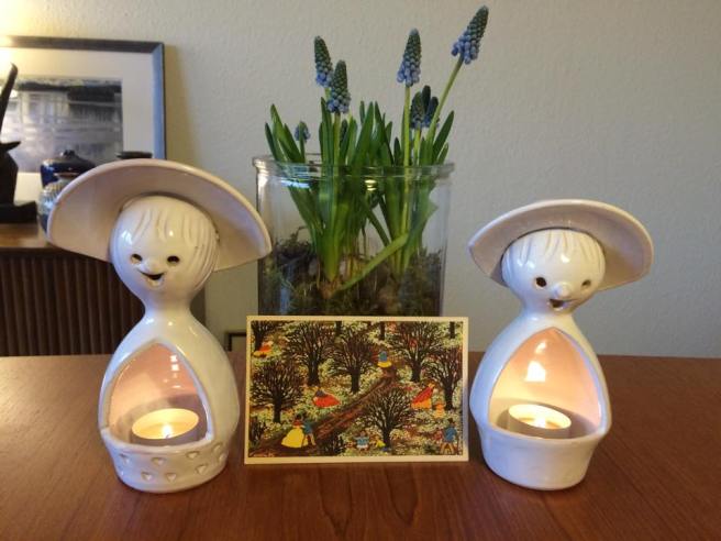 Karen K postkort forår pynt