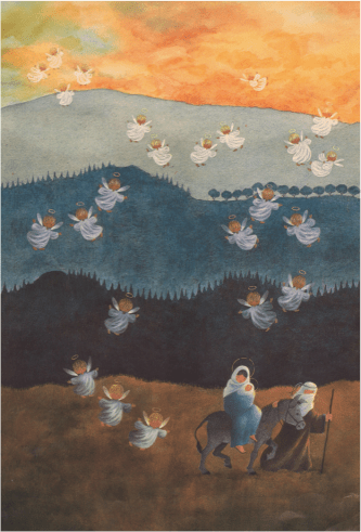 Flugten til Ægypten udsnit