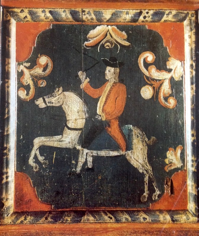 Fyldningsmaleri almuekunst fjordhest