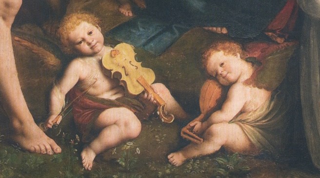 putti La_Madonna_degli_aranci_-_Putti